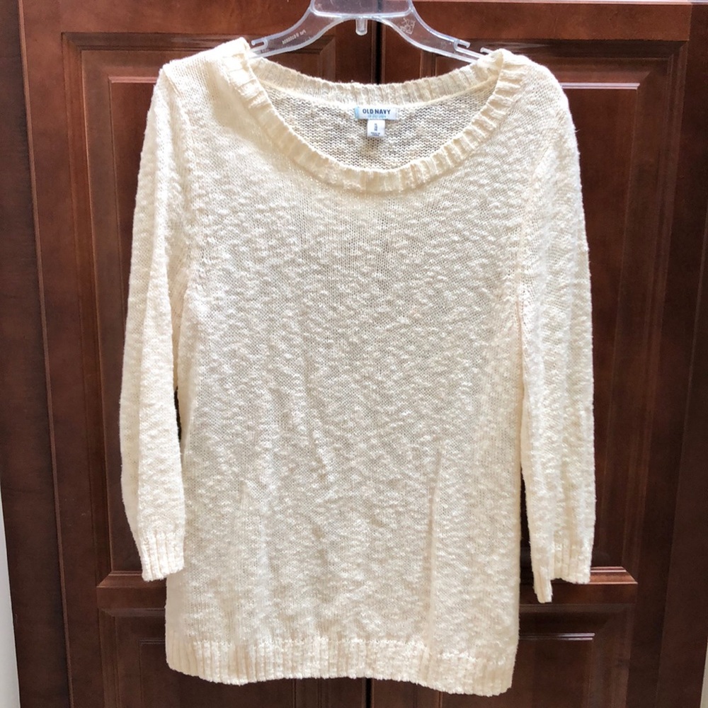 Cream sweater